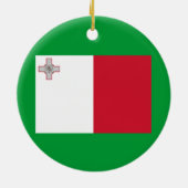 MALTA* kerstversiering Keramisch Ornament (Achterkant)