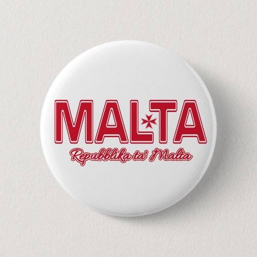 MALTA-knoppen Ronde Button 5,7 Cm (Voorkant)
