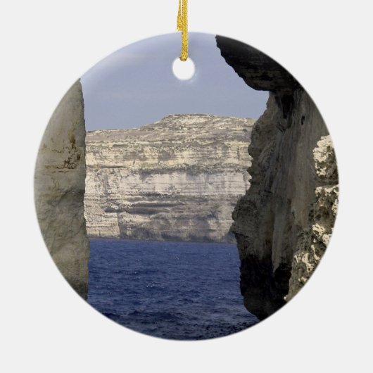 Malta kust keramisch ornament (Achterkant)
