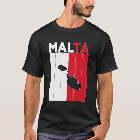 Malta Landgrenzen T-shirt (Voorkant)