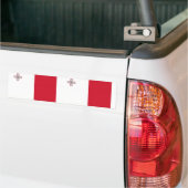 Malta, Malta vlag Bumpersticker (Op Truck)