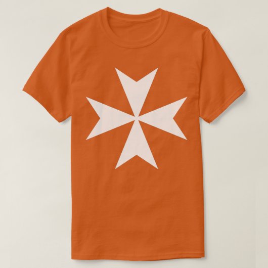 MALTA Maltese Amalfi Cross Maltese cross Knights H T-shirt (Design voorkant)