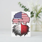 Malta Maltese American USA Briefkaart (Staand voorkant)