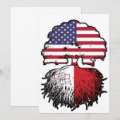 Malta Maltese American USA Kaart (Voorkant / Achterkant)