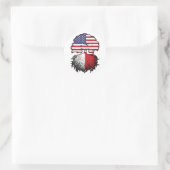 Malta Maltese American USA Ronde Sticker (Tas)