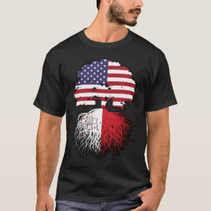 Malta Maltese American USA T-shirt