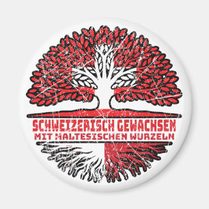 Malta Maltesisch Schweizer Schweiz Baum Wurzel Magneet