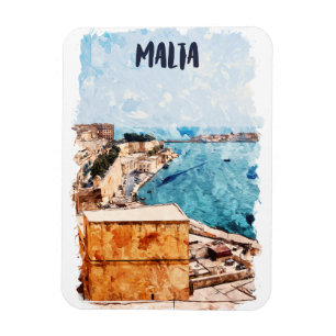 Malta Mediterraan Uitzicht Magneet