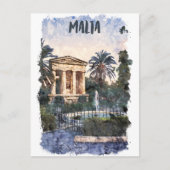 Malta Mediterraans Vintage Reizen Briefkaart (Voorkant)