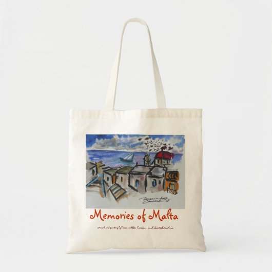 Malta Memories Tote Bag (Voorkant)