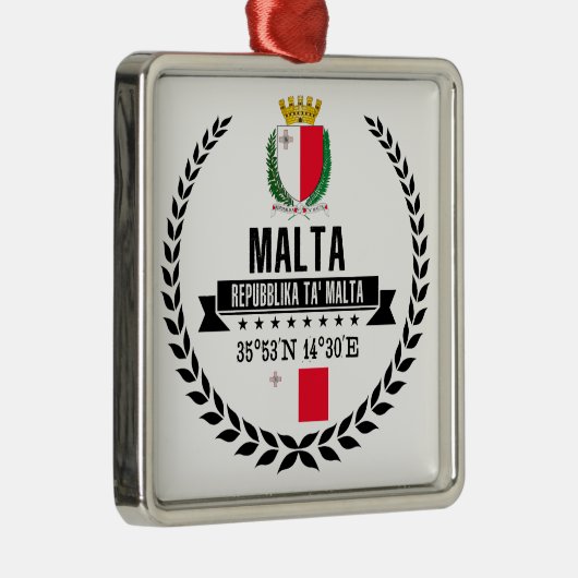 Malta Metalen Ornament (Rechts)