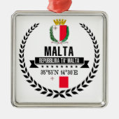 Malta Metalen Ornament (Voorkant)