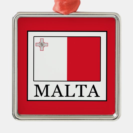 Malta Metalen Ornament (Voorkant)