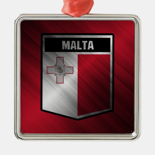 Malta Metalen Ornament (Voorkant)