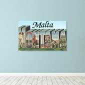 Malta, MontanaLarge Letter ScenesMalta, MT Canvas Afdruk (Insitu (Houten vloer))