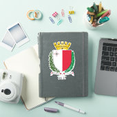 Malta National Coat of Arms Patriotic Sticker (iPad Cover)