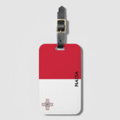 Malta National Flag Patriotic Bagagelabel (Voorkant (verticaal))