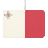Malta Nationale Wereldvlag Luchtverfrisser (Achterkant)