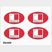 Malta Ovale Sticker (Vel)