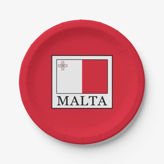 Malta Papieren Bordje (Voorkant)