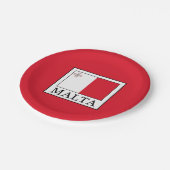 Malta Papieren Bordje (Gekanteld)