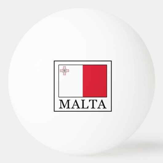 Malta Pingpongbal (Voorkant)