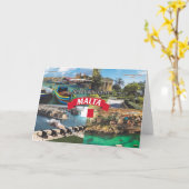 Malta Plaats van de Birthdaykaart Kaart (Gele Bloem)