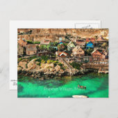 Malta, Popeye Village Briefkaart (Voorkant / Achterkant)