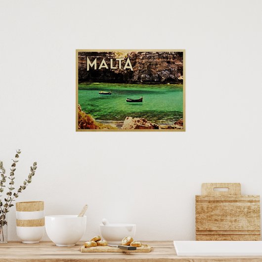 Malta poster (Keuken)
