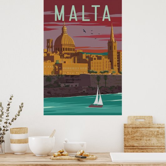 Malta Poster (Keuken)