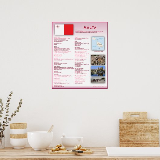 Malta Poster (Keuken)