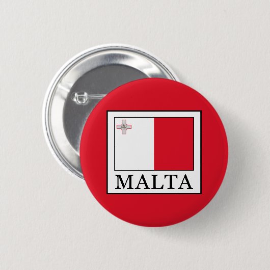 Malta Ronde Button 5,7 Cm (Voorkant /achterkant)