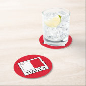 Malta Ronde Kartonnen Onderzetter (Insitu)