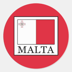 Malta Ronde Sticker