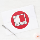 Malta Ronde Sticker (Envelop)
