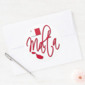 Malta Ronde Sticker (Envelop)