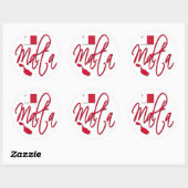 Malta Ronde Sticker (Vel)