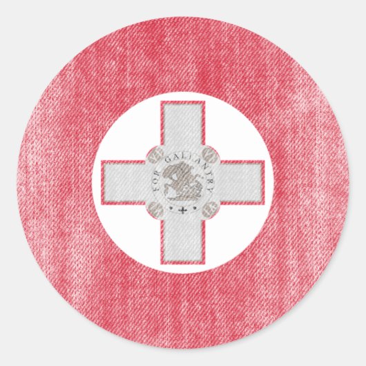 MALTA RONDE STICKER (Voorkant)