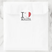 Malta Ronde Sticker (Tas)