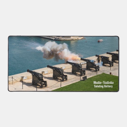 Malta Saluting Battery Upper Barrakka Gardens Bureaumat (Voorkant)