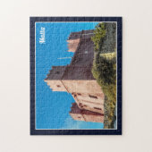 Malta St. Agatha's Tower a.k.a. Red Tower Mellieha Legpuzzel (Verticaal)