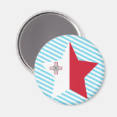 Malta Star Magneet (Voorkant / Achterkant)