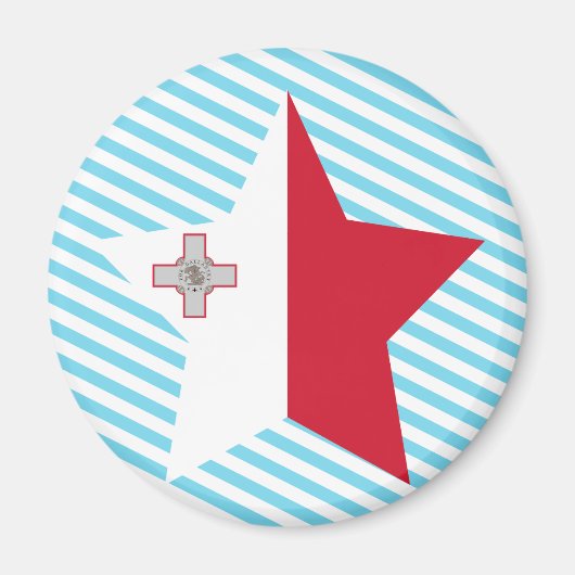 Malta Star Magneet (Voorkant)