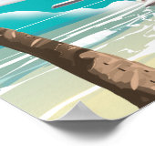 Malta strand- en kaartreisposter poster (Hoek)