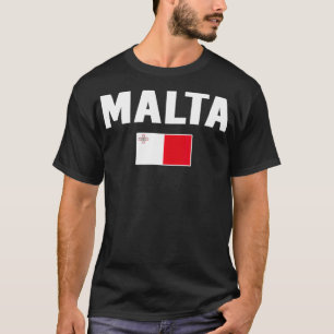 Malta T-shirt Vlag souvenir Gift Maltese