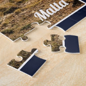 Malta Tal Hamrija-toren en Filfla-eiland Legpuzzel (Zijkant)