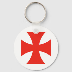 malta templar knipt symbool voor rode kruis sleutelhanger