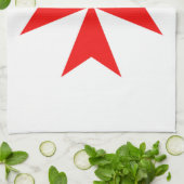 malta templar knipt symbool voor rode kruis theedoek (Gevouwen)