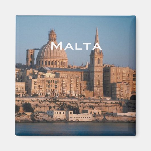Malta Travel Souvenir Photo Fridge Magnet (Voorkant)