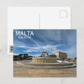 Malta/Valletta Briefkaart! Briefkaart (Voorkant / Achterkant)